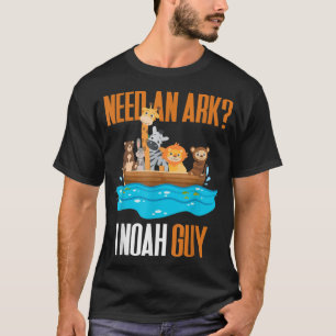 Een Ark I Noah Guy Pun Church Gift voor kinderen n T-shirt