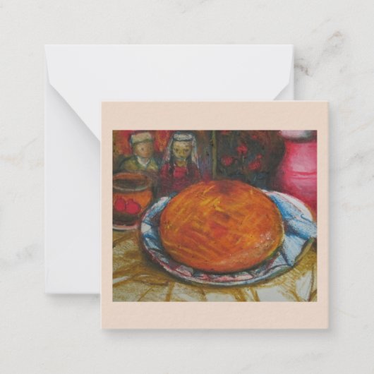 Een Armeense traditionele hoek Notitiekaartje (Voorkant)