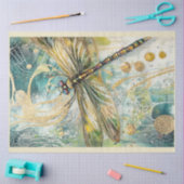 Een artistiek ontwerp van de Dragonfly-serie #10 Tissuepapier (Craft)