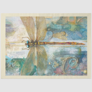 Een artistiek ontwerp van de Dragonfly-serie #14 Tissuepapier