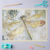 Een artistiek ontwerp van de Dragonfly Series #8 Tissuepapier (Craft)