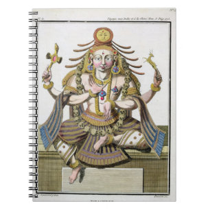 Een aspect van Shiva, van 'Voyage aux Indes et a l Notitieboek