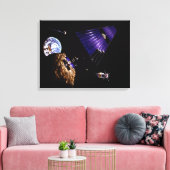 Een asteroïde-mijnmissie canvas afdruk (Insitu (Woonkamer))