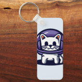 Een Astronaut Cute Cat Sleutelhanger (Voorkant)