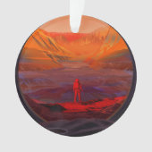 Een astronaut op Mars Ornament (voorkant)