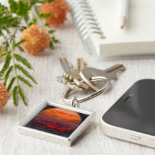 Een astronaut op Mars Sleutelhanger (Zijkant)