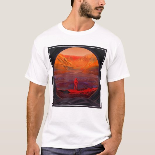 Een astronaut op Mars T-shirt (Voorkant)