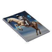 Een Astronaut Riding a Horse in Space Notitieboek (Rechterzijde)