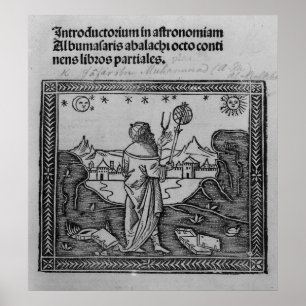 Een astronomiser die begint te grazen poster