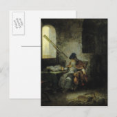 Een astronoom briefkaart (Voorkant / Achterkant)