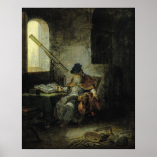 Een astronoom poster