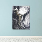 Een aswolk canvas afdruk (Insitu (Houten vloer))