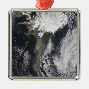 Een aswolk metalen ornament