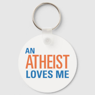 Een atheïst houdt van mij sleutelhanger