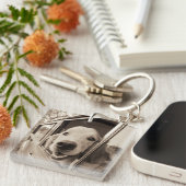 Een auto-raam uitsteken sleutelhanger (Voorkant Rechts)