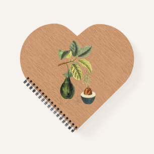 Een avocado op een tak Gepersonaliseerde Compositi Notitieboek