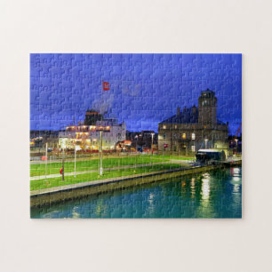 Een avond bij Soo Locks 252 stuk Legpuzzel