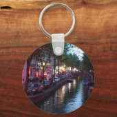 Een avond in Amsterdam Sleutelhanger (Voorkant)