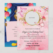 Een Avond vol Viering"Verjaardag Kaart (Voorkant / Achterkant)