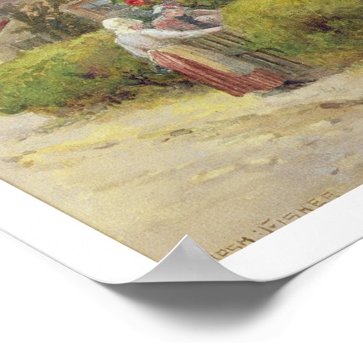 Een avondroddel poster (Hoek)