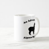 Een avontuur? Alpaca My Bags Coffee Mok (Voorkant rechts)