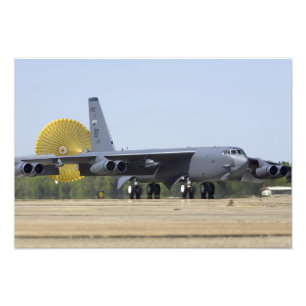 Een B-52 Stratofort stelt zijn belemmeringsgeluid Foto Afdruk