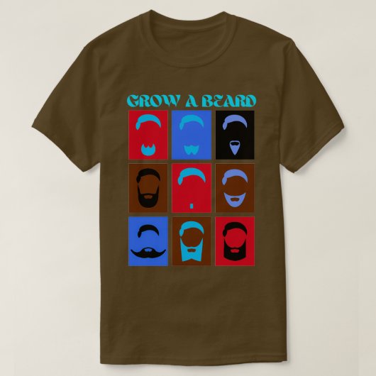 Een baard kweken 4 t-shirt (Design voorkant)