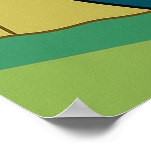 Een baarmoeder met een Uitzicht – Cartoon Edition Poster (Hoek)