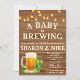 Een Baby breekt! Beer-thema Baby shower Kaart