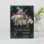 Een Baby breekt halloween Baby shower Kaart (Staand voorkant)