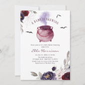 Een Baby breekt halloween Baby shower Kaart (Voorkant)