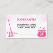 Een Baby breekt heks Baby shower luidere Raffle Informatiekaartje (Voorkant)