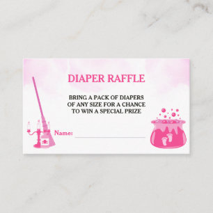 Een Baby breekt heks Baby shower luidere Raffle Informatiekaartje