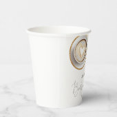 Een Baby breekt koffie-Baby shower Papieren Bekers (Rechts)