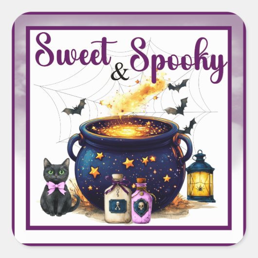 Een Baby brouwen Vierkante Sticker (Voorkant)