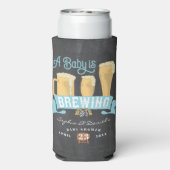 Een Baby brouwt Baby shower Koelbox (Seltzer Achterkant)