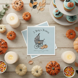 Een Baby brouwt blauw Baby shower Servet
