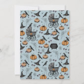 Een Baby brouwt Blue Boy Baby shower Kaart (Achterkant)