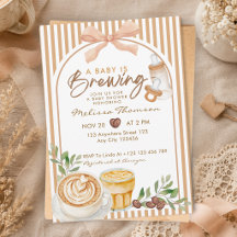 Een Baby Brouwt Herfst Coquette Koffie Baby Borrel