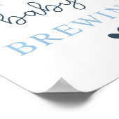 Een Baby brouwt jongensbord Poster (Hoek)