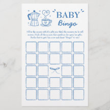 Een Baby Brouwt Koffie Baby Bingo Spel