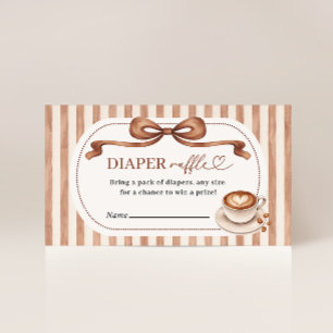 Een baby brouwt koffie Luierspel Informatiekaartje