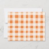 Een Baby brouwt Pumpkin Spice Coffee Baby shower Bedankkaart (Achterkant)