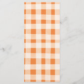 Een Baby brouwt Pumpkin Spice Coffee Baby shower Menu (Achterkant)