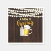 Een Baby brouwt servet (Voorkant)