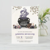 Een Baby brouwt Spooky Halloween Shower Kaart (Staand voorkant)