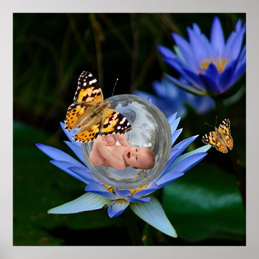 Een baby bundel van het poster van het Geniet (Voorkant)