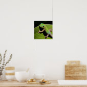 Een Baby Green Gecko Poster (Keuken)