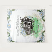 Een baby is aan het brouwen Halloween Baby Shower  Wandkleed (Voorkant (horizontaal))