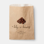 Een Baby is Baby shower Bedankzakje (Voorkant)